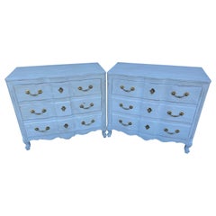 Pair of Vintage Painted Commodes