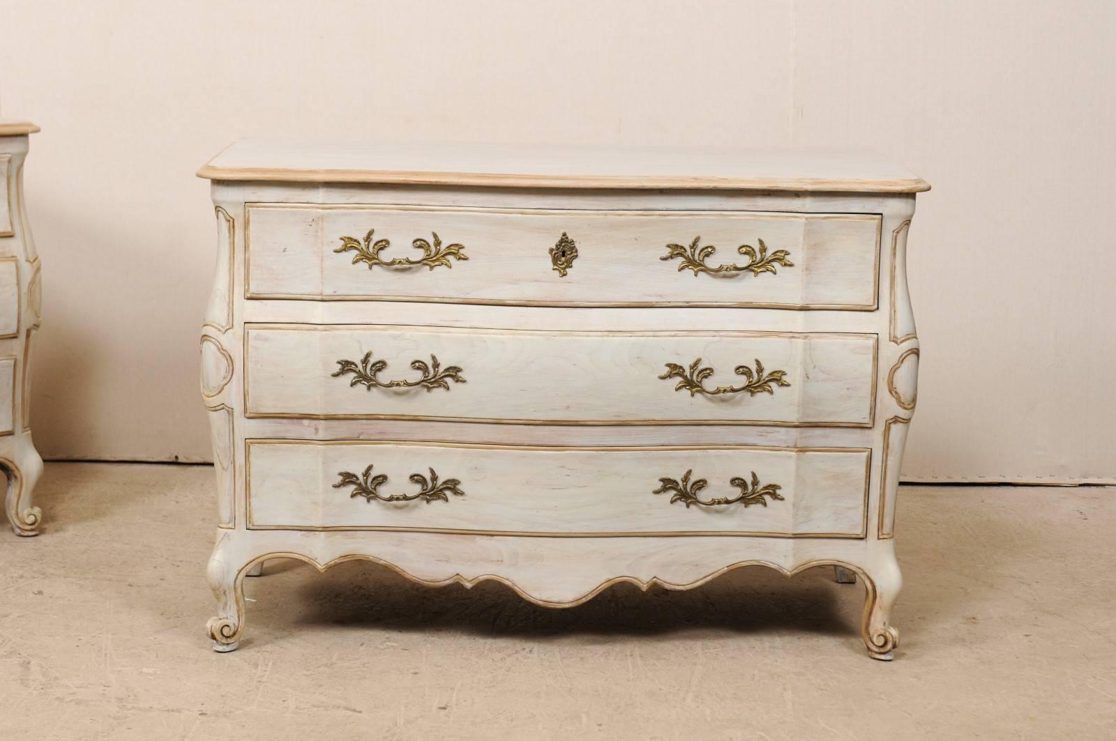 scalloped chest of drawers