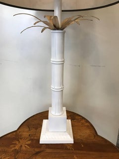 Pair of Vintage Palm Tree Lamps Style of Maison Jansen