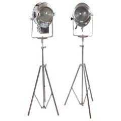 Pair of Vintage Parisian Movie Set Lights