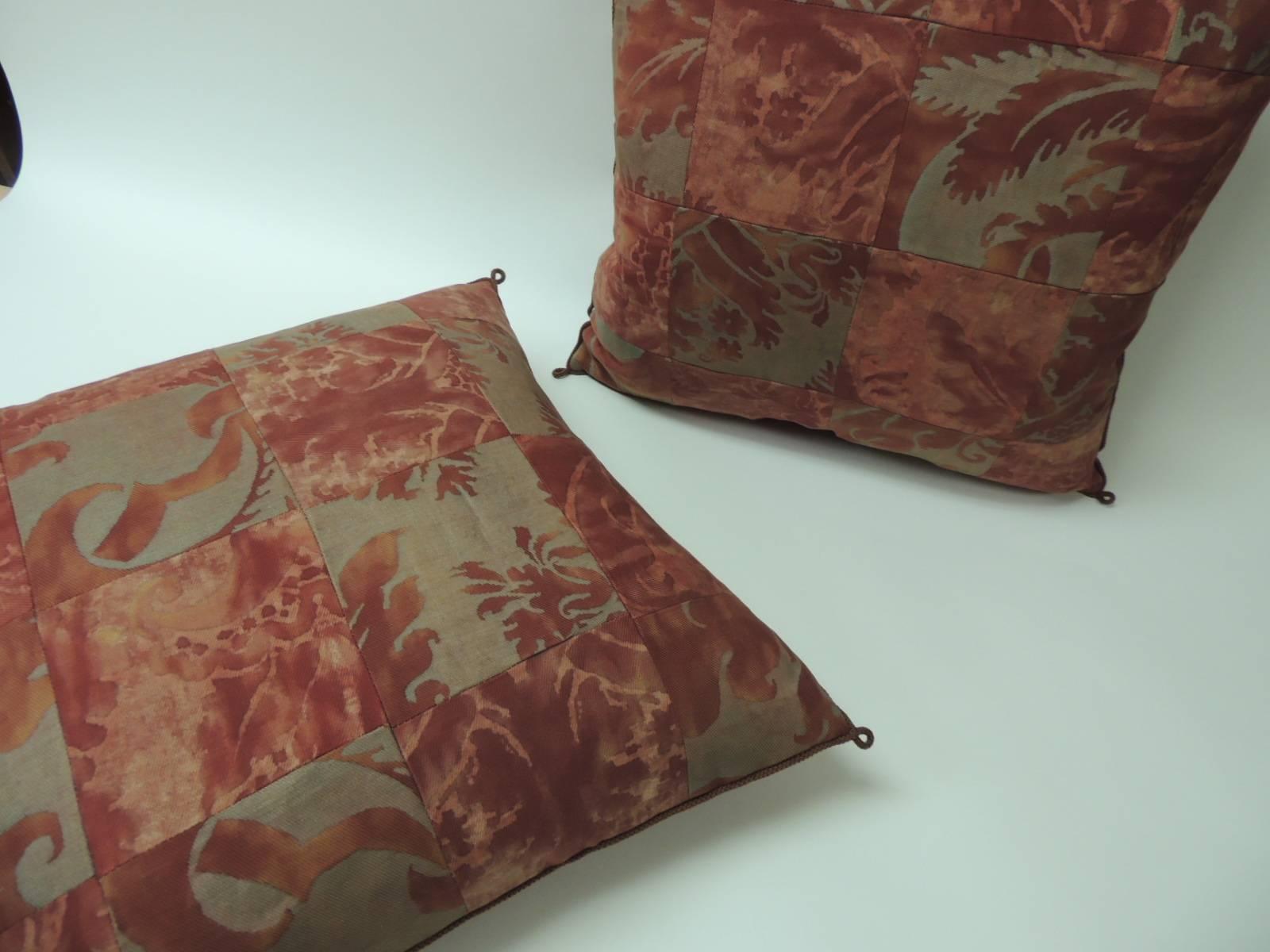 red and gold cushions