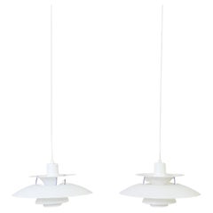 Pair of Vintage PH5 Lamps Designed by Louis Poulsen