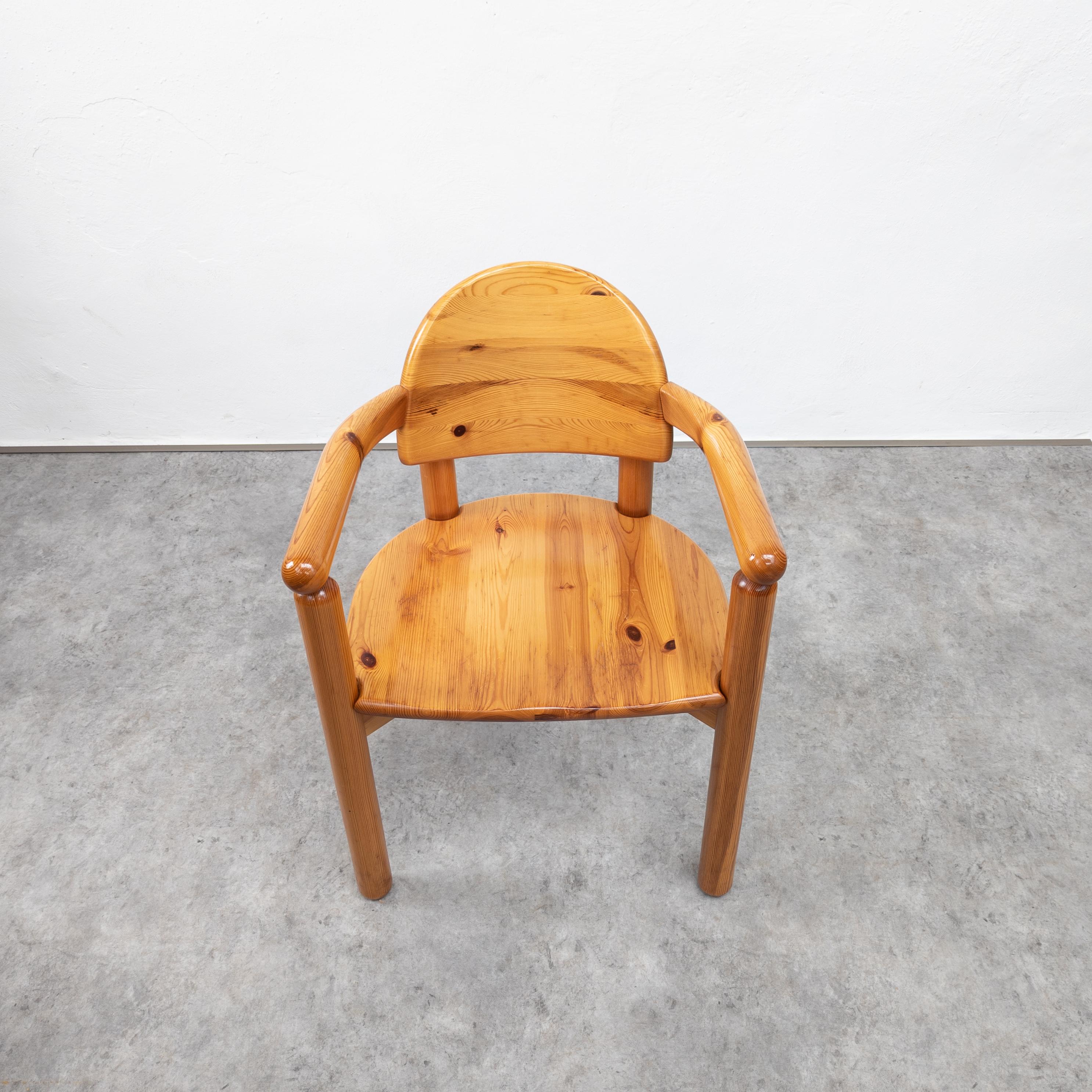Pair of Vintage Pine Chairs by Rainer Daumiller for Hirtshals Sawmill, Denmark 1 5