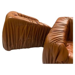 Pair of vintage Piumino armchairs by De Pas, D'Urbino & Lomazzi, Italy, 1970's