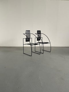 Pair of Vintage Postmodern 'Quinta' Armchairs, Mario Botta for Alias, 80s Italy