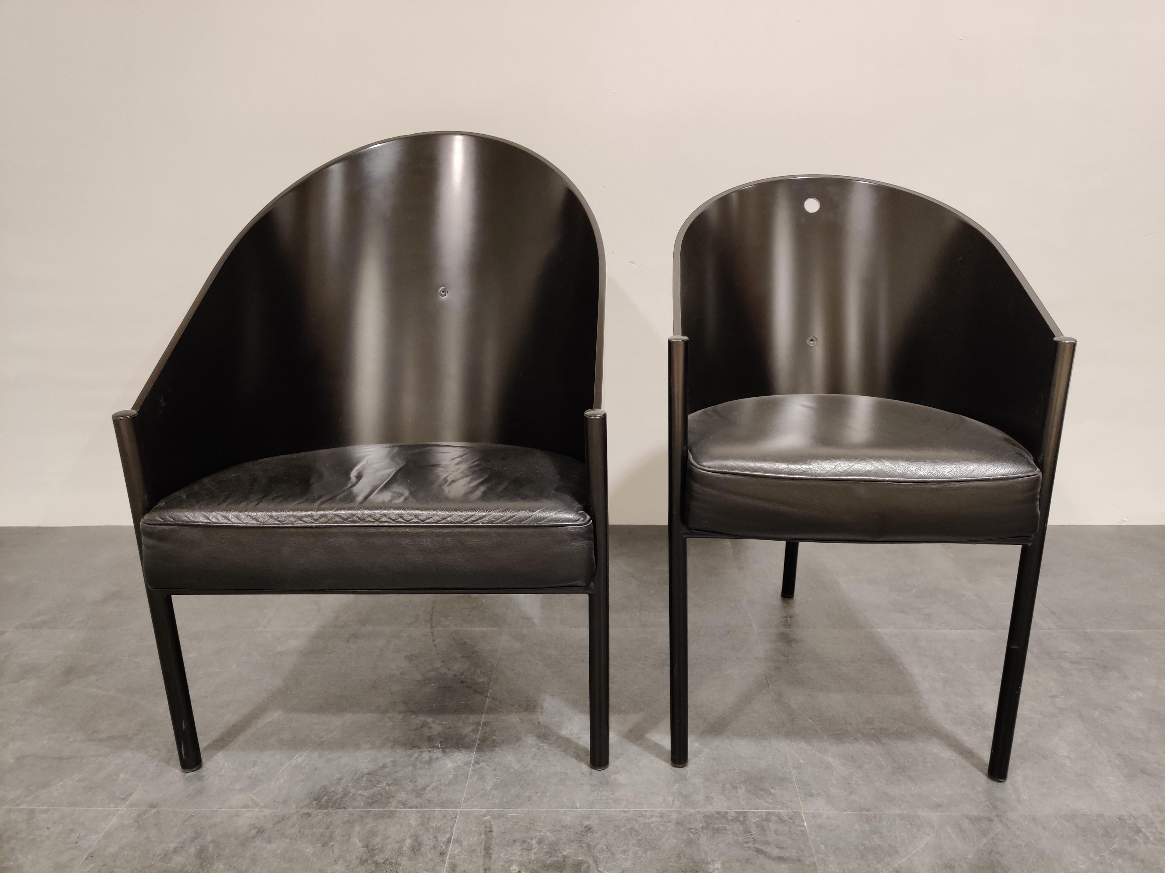 Pair of Vintage Pratfall Chairs by Philippe Starck for Driade, 1982 6
