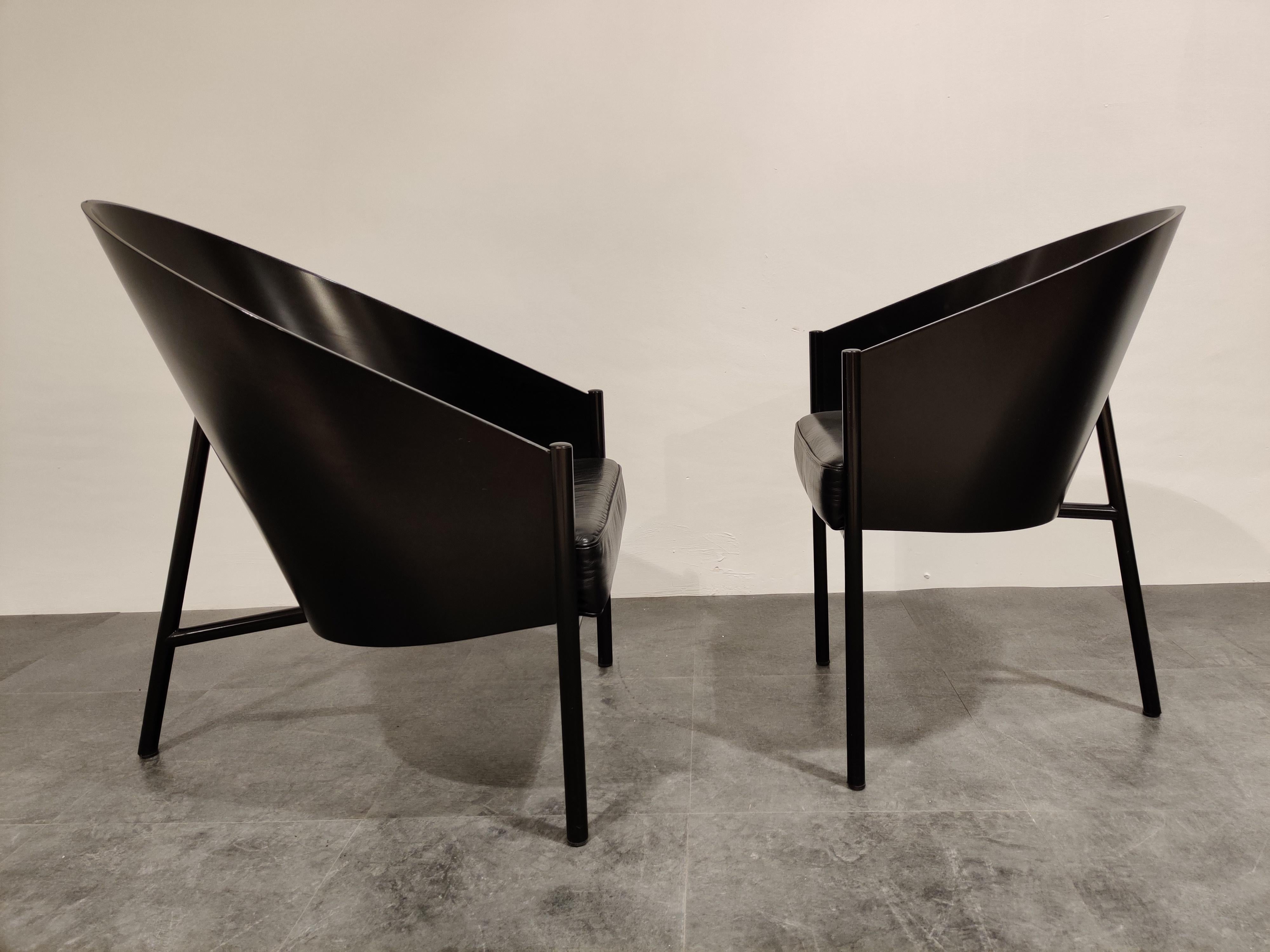 Pair of Vintage Pratfall Chairs by Philippe Starck for Driade, 1982 7