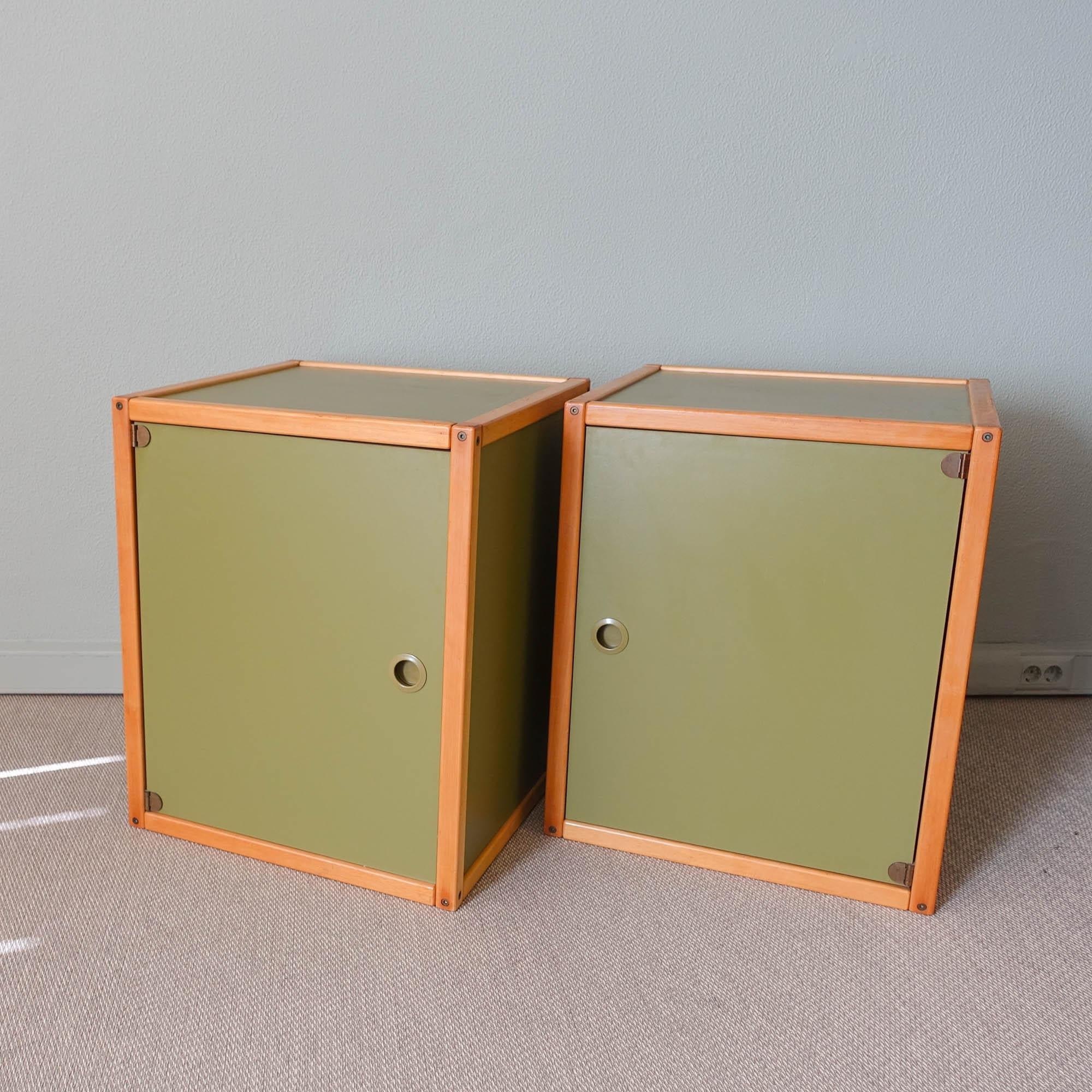 Pair of Vintage Profilsystem Collection Storage Units by Elmar Flötotto For Sale 1