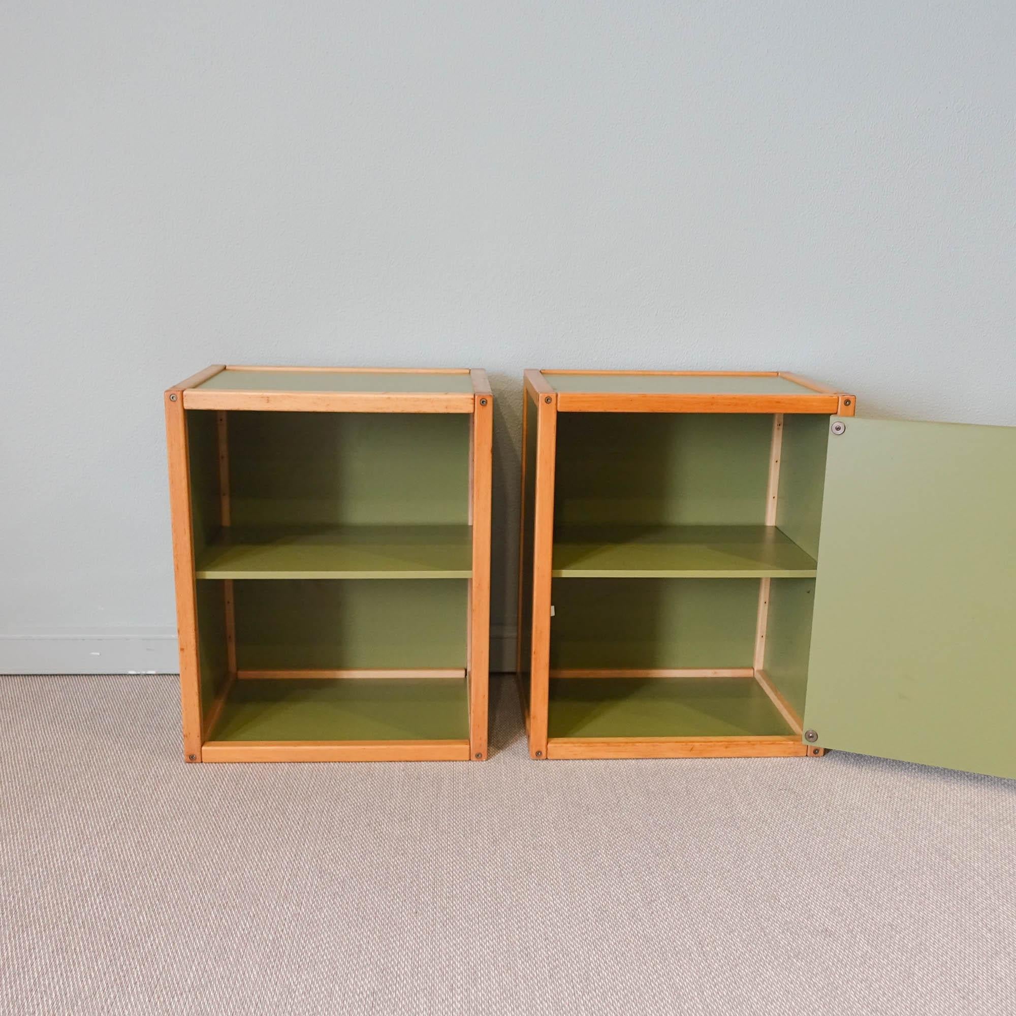 Pair of Vintage Profilsystem Collection Storage Units by Elmar Flötotto For Sale 1