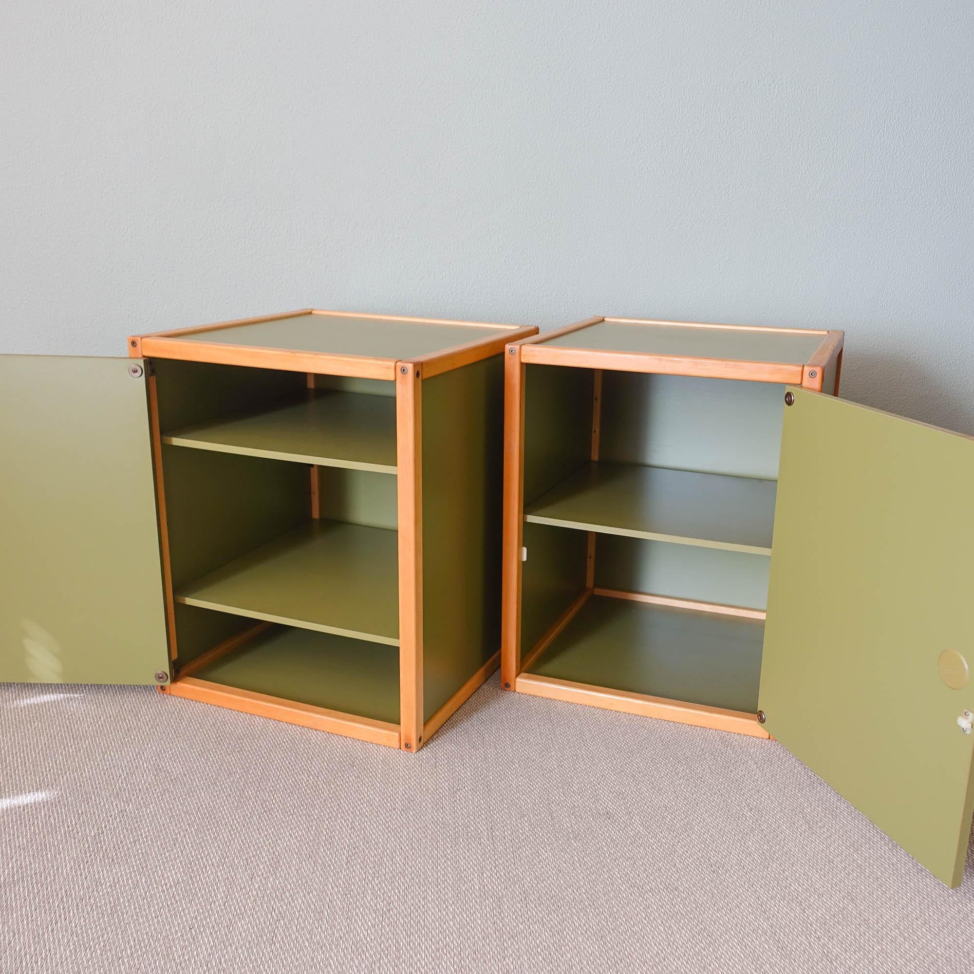 Pair of Vintage Profilsystem Collection Storage Units by Elmar Flötotto For Sale 2