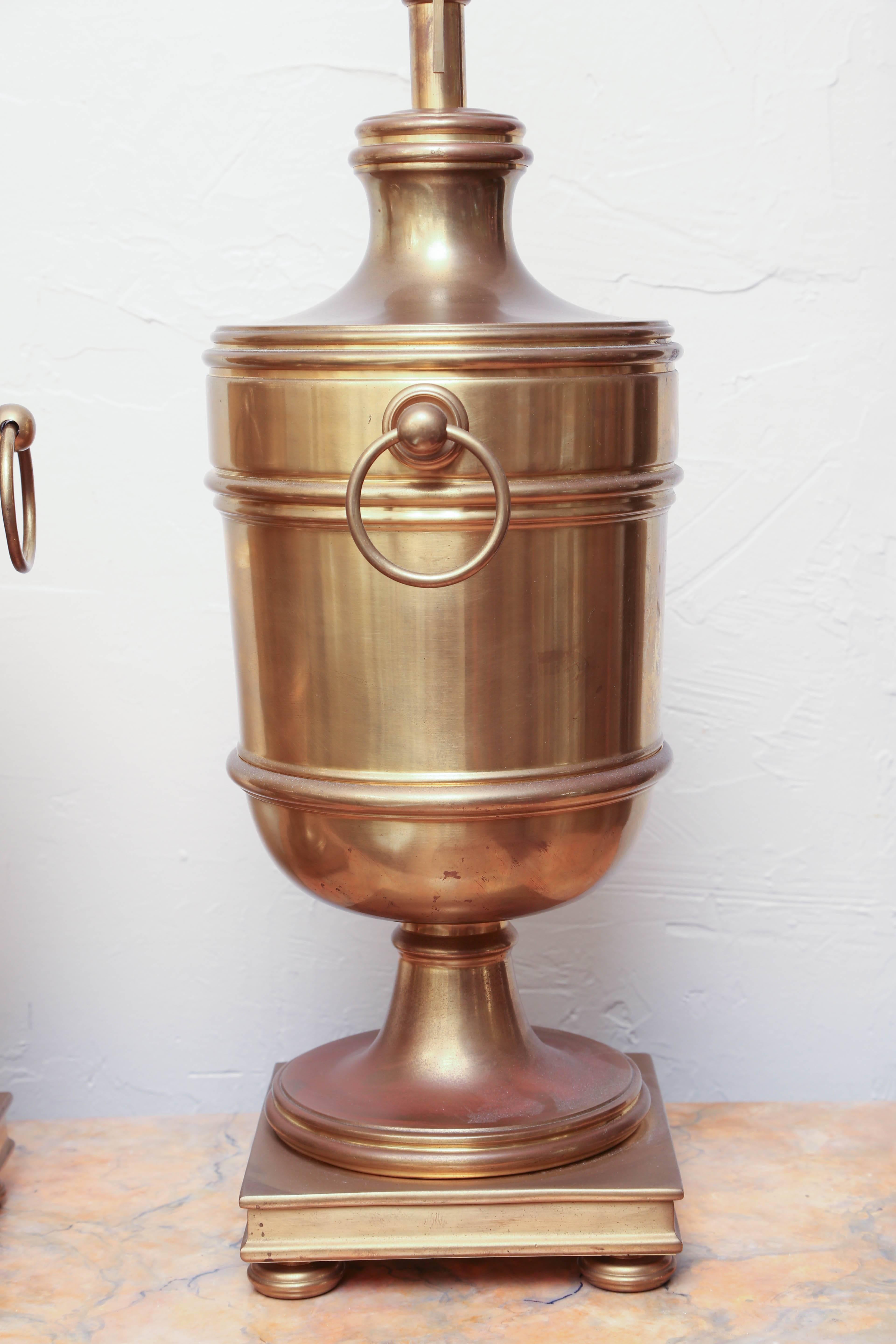 ralph lauren brass lamp