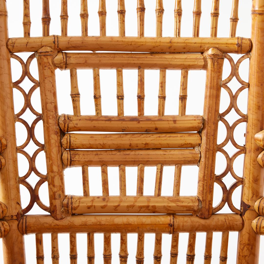 Pair of Vintage Rattan Brighton Pavilion Chairs 4