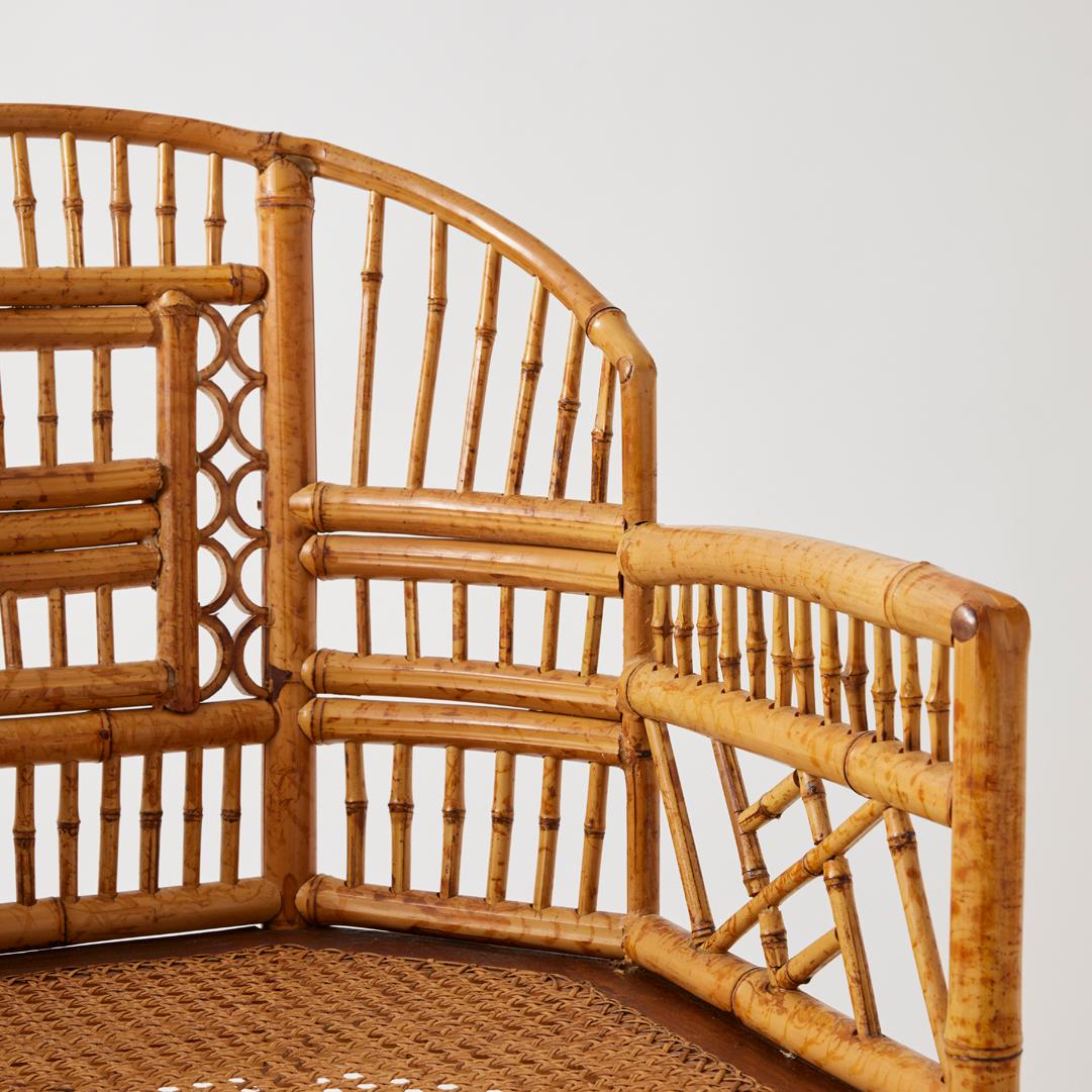 Pair of Vintage Rattan Brighton Pavilion Chairs 3