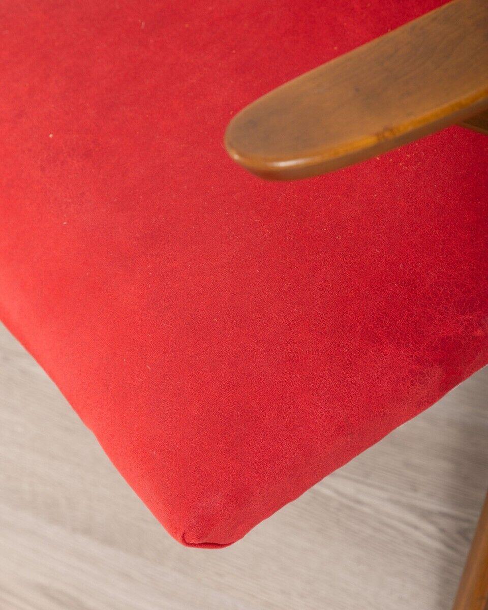 Milieu du XXe siècle Paire de fauteuils rouges des années 60 Dal Vera Design en vente