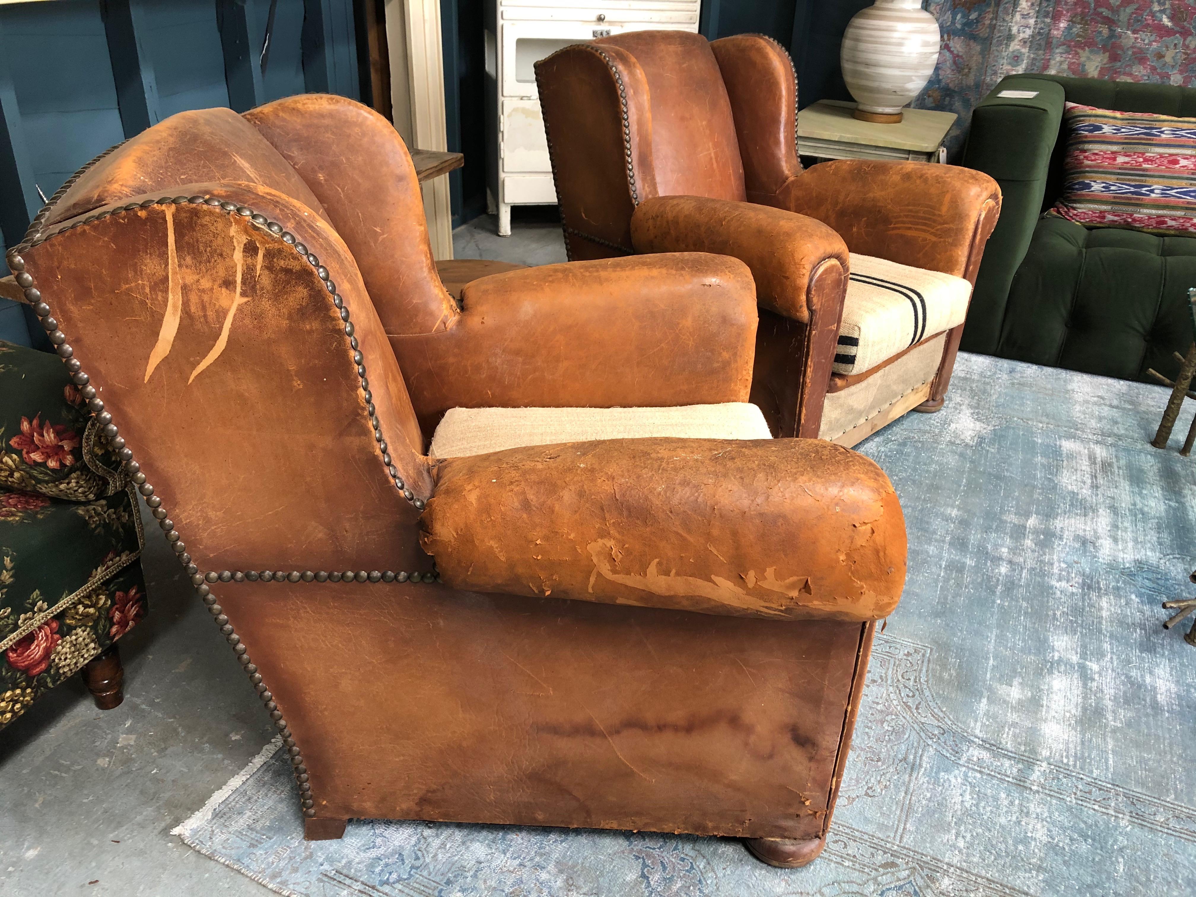 pair of club chairs for sale