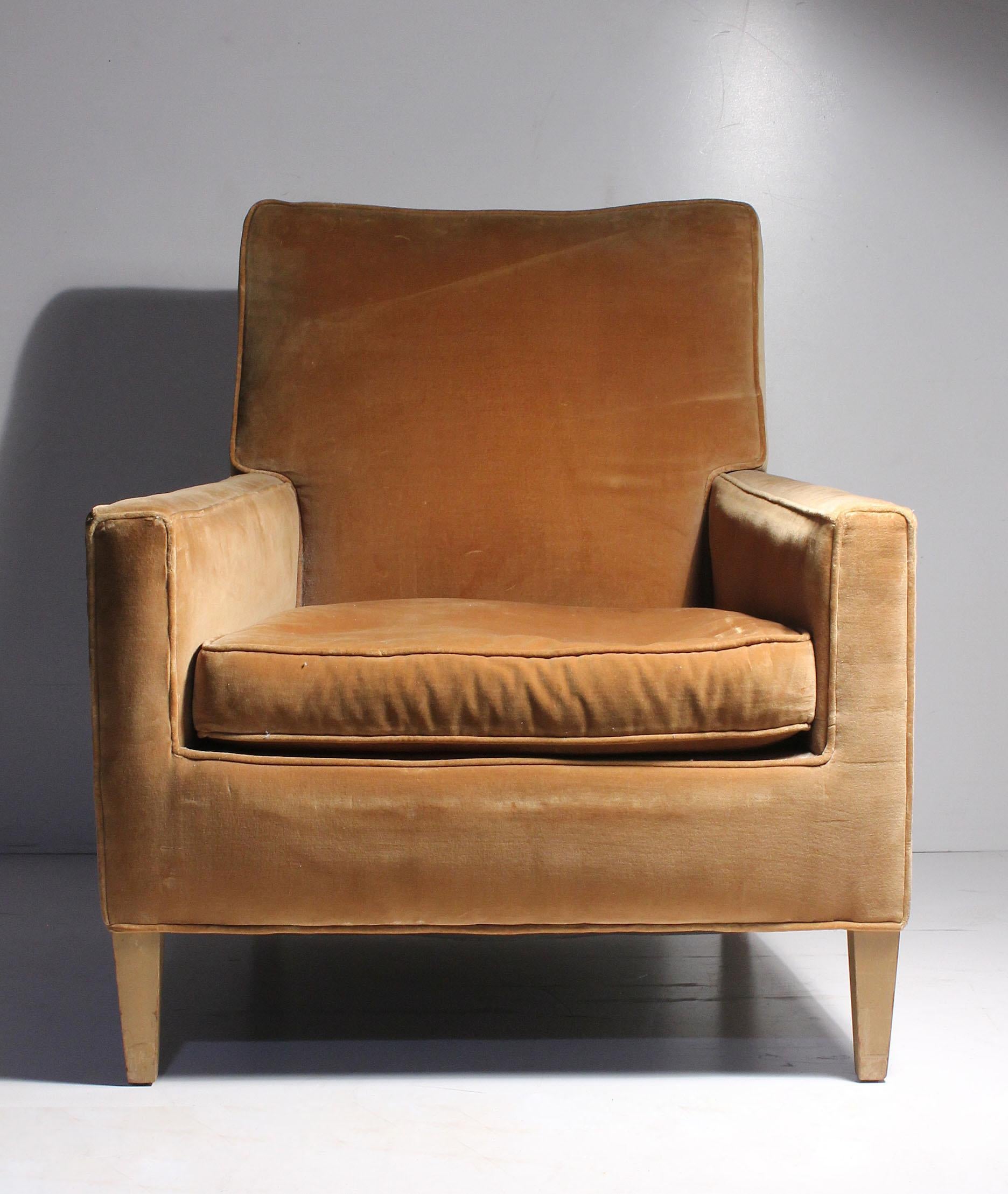 Mid-Century Modern Pair of Vintage Robsjohn Gibbings Lounge Chairs for Widdicomb For Sale