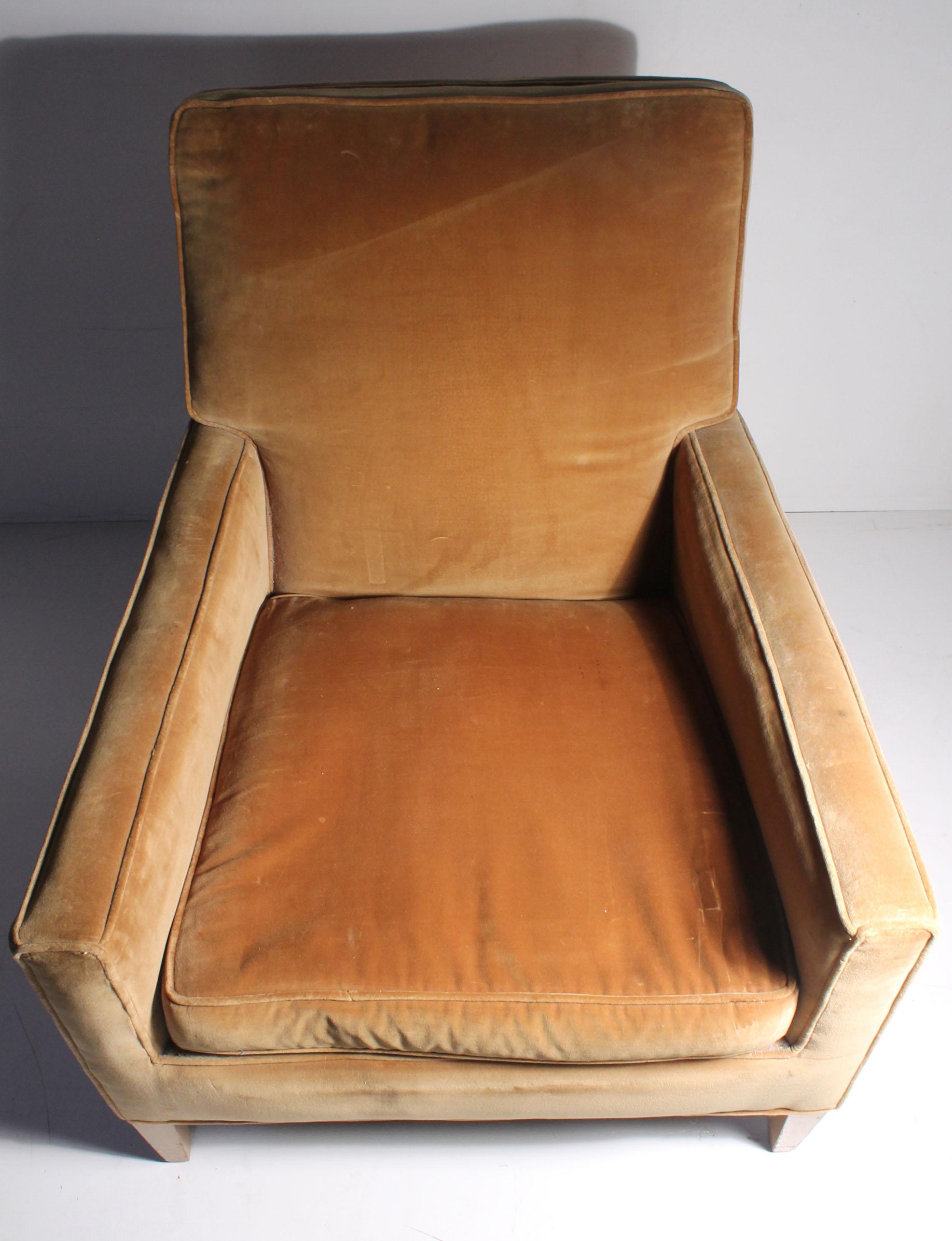 Pair of Vintage Robsjohn Gibbings Lounge Chairs for Widdicomb For Sale 1
