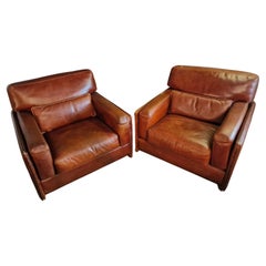 Pair of vintage Roche Bobois armchairs circa 1980 