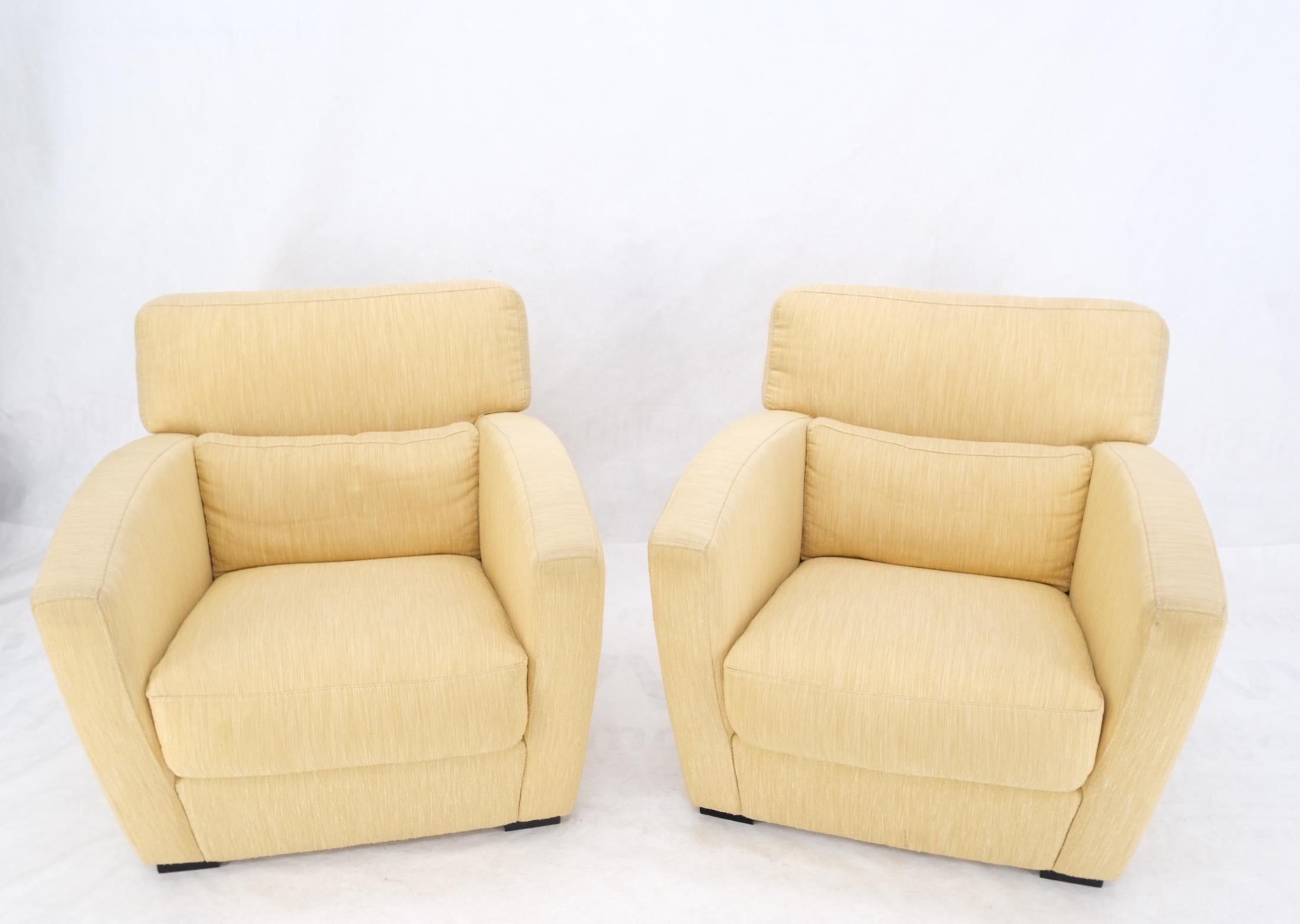 Pair of Vintage Roche Bobois Club Lounge Arm Chairs Mid Century Modern MINT! For Sale 10