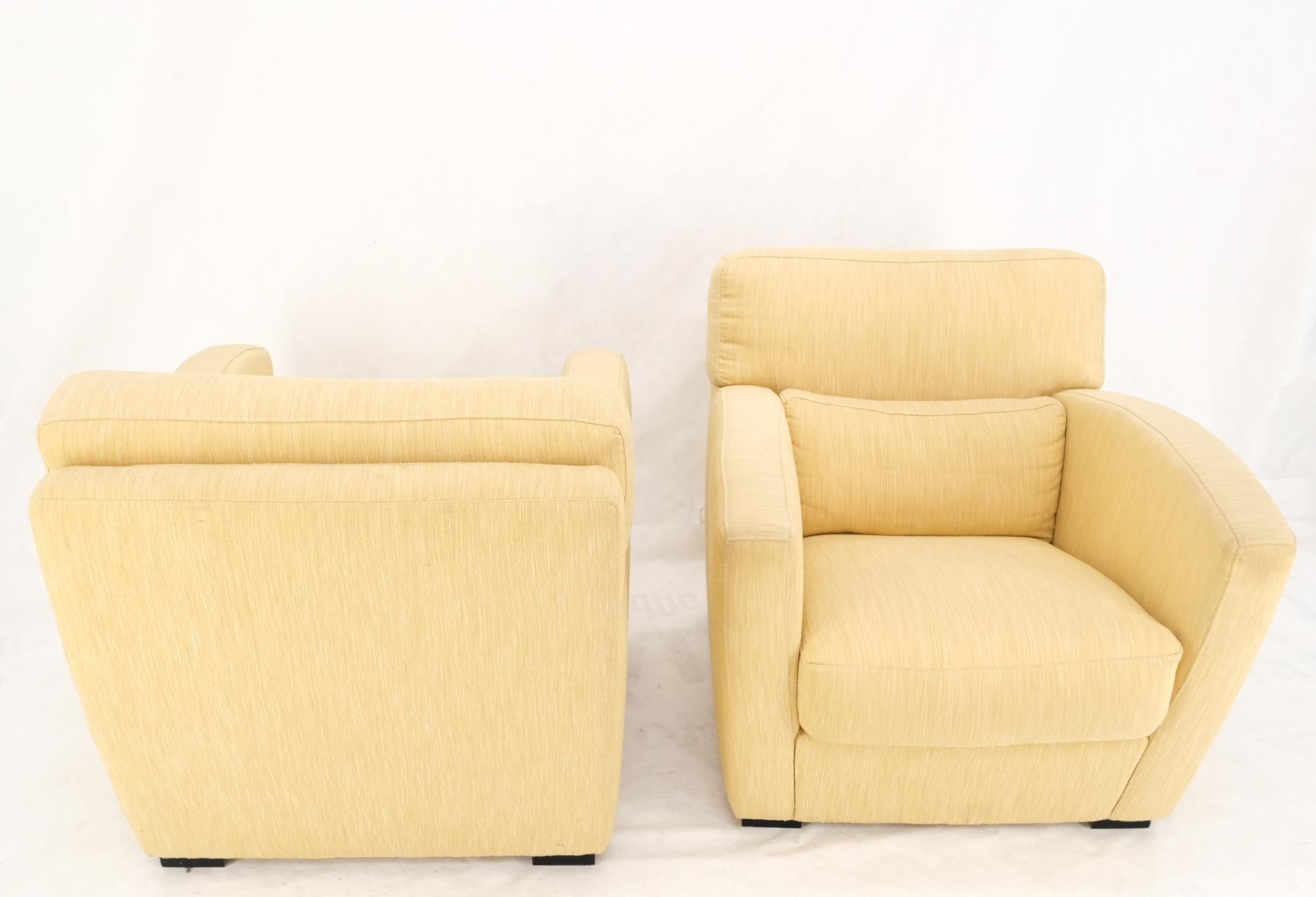 Pair of Vintage Roche Bobois Club Lounge Arm Chairs Mid Century Modern MINT! For Sale 12
