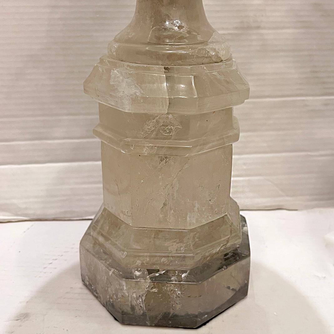 Paar Vintage-Bergkristall-Lampen im Angebot 2