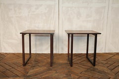 Pair of Vintage Rosewood Side Tables by Kai Kristiansen, Denmark, 1960s