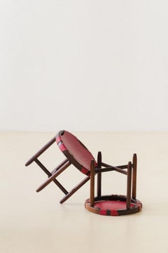 Paar Hocker aus Palisanderholz von Cantù Móveis, brasilianische Mitte des Jahrhunderts, 1960er Jahre