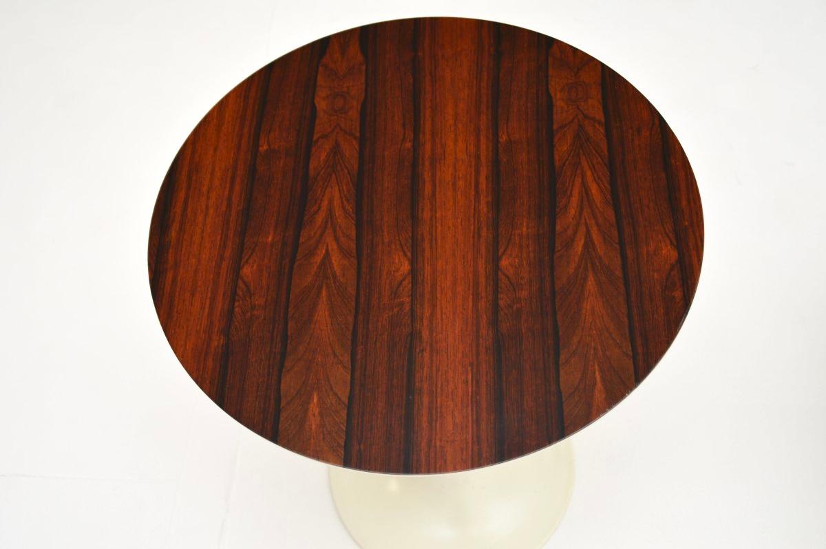 Pair of Vintage Rosewood Tulip Side Tables by Arkana In Good Condition For Sale In London, GB