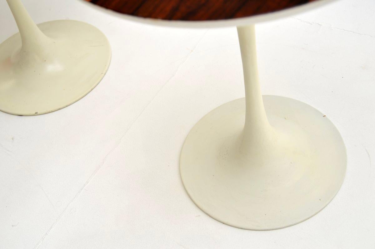 Pair of Vintage Rosewood Tulip Side Tables by Arkana 1
