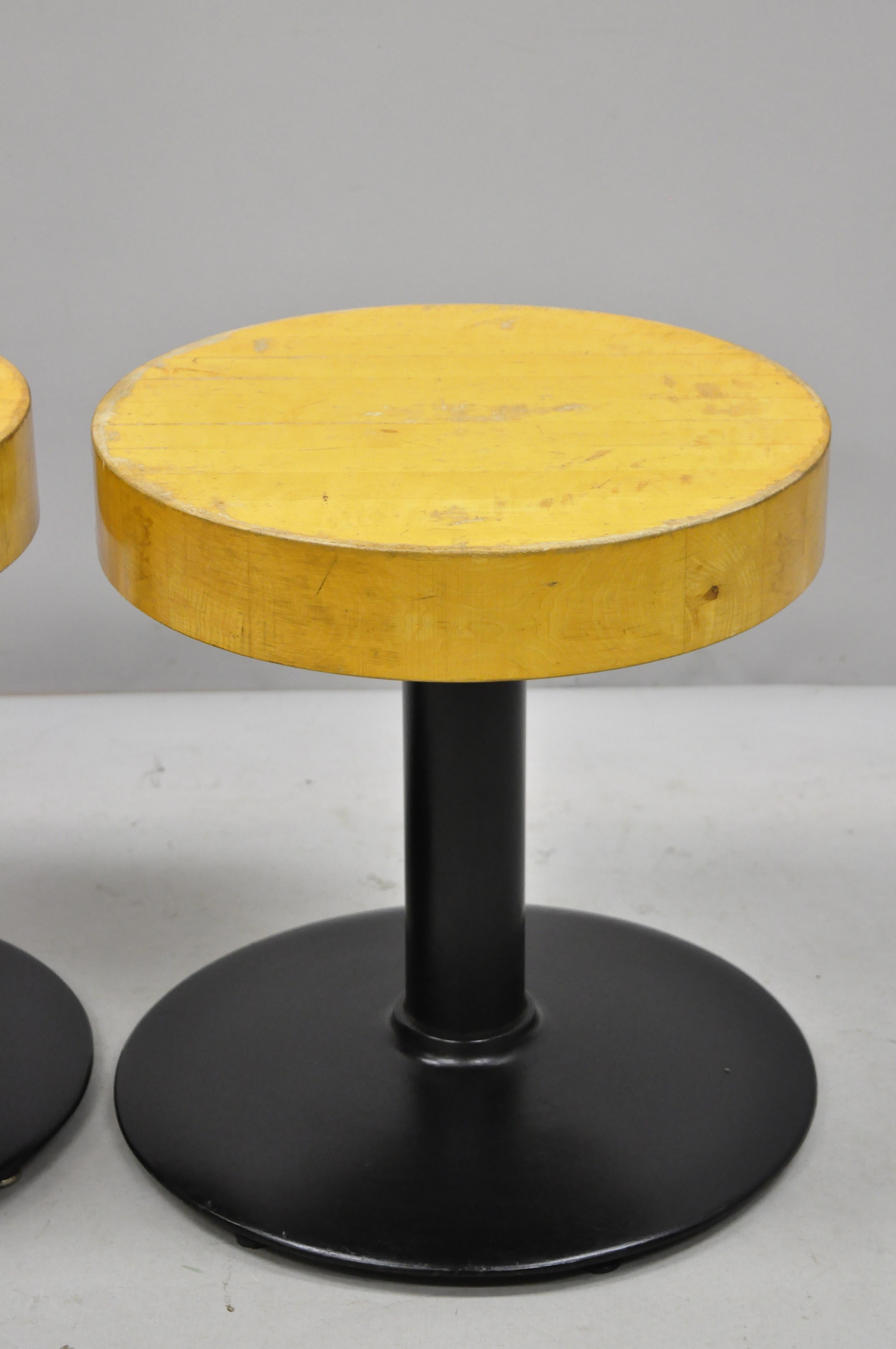 round vintage stool