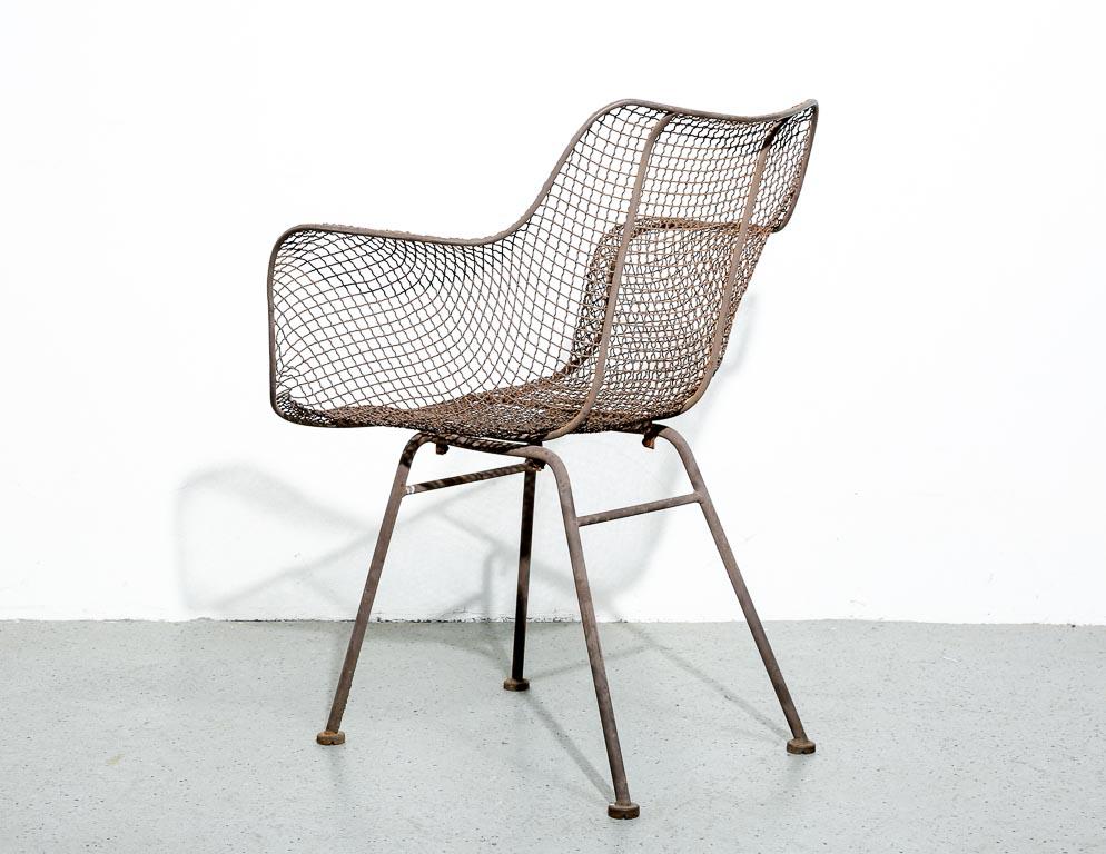 Paar Russell Woodard 'Sculptura'-Sessel im Vintage-Stil (Stahl) im Angebot
