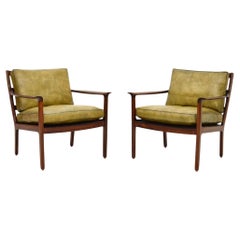 Pareja de sillones escandinavos vintage de Frederik Kayser