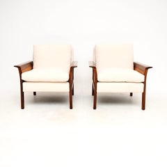 Pair of Vintage Scandinavian Armchairs by Knut Sæter for Vatne Mobler