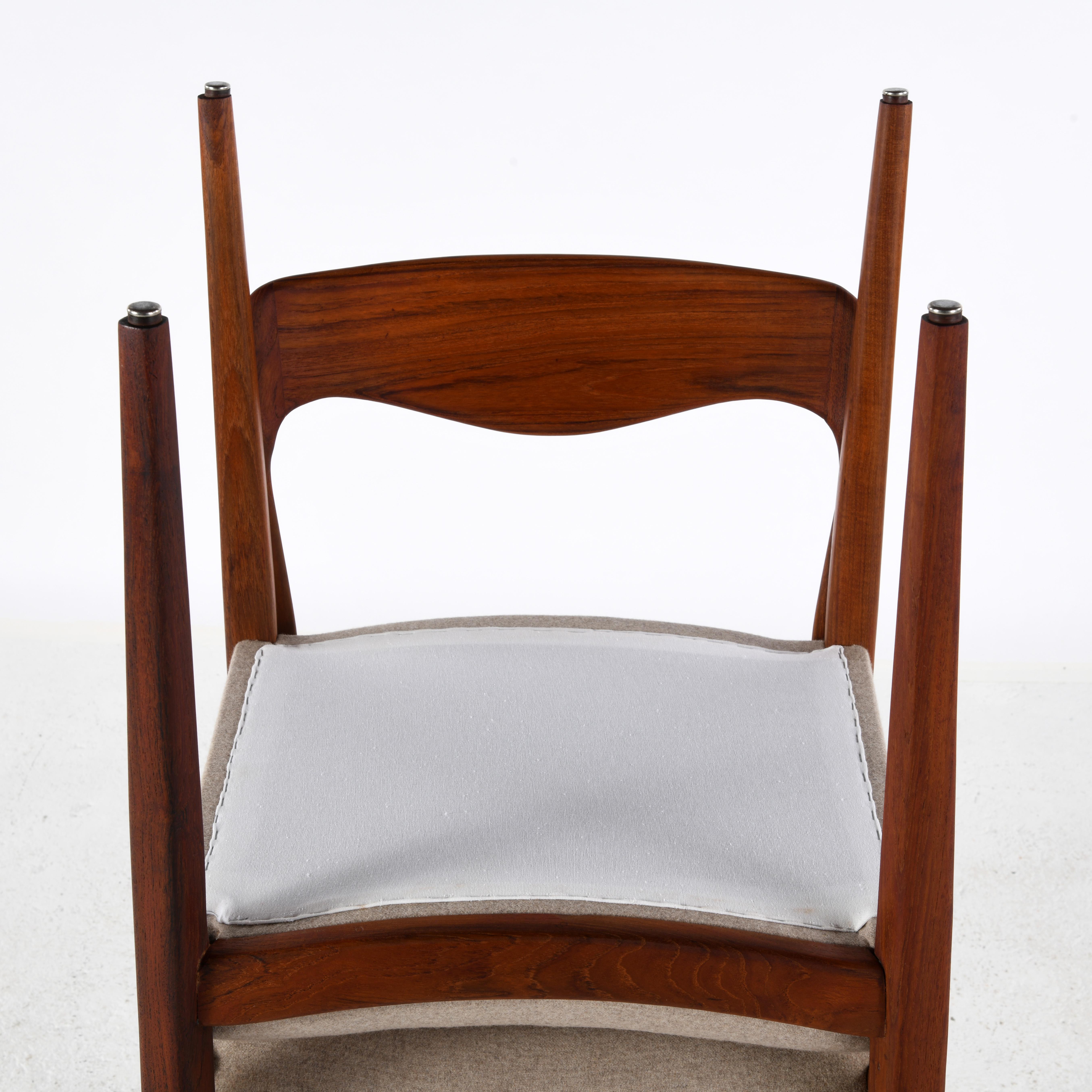 Pair of vintage Scandinavian chairs in the style of Niels Otto Møller 12