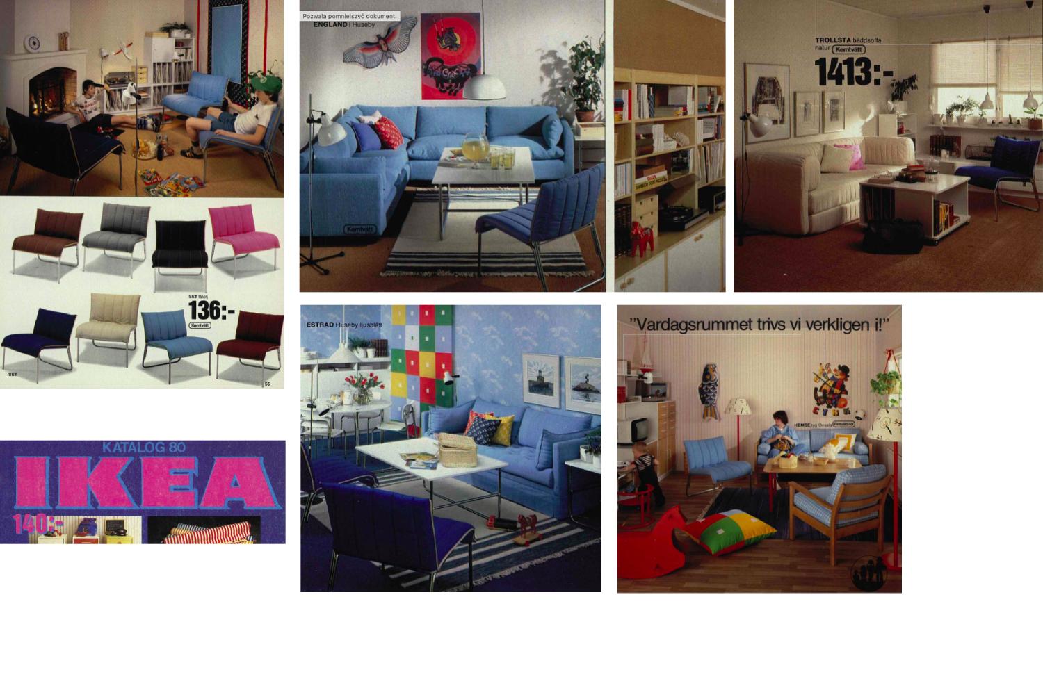 Paire de fauteuils de salon scandinaves modernes en cuir patchwork vintage de IKEA en vente 9