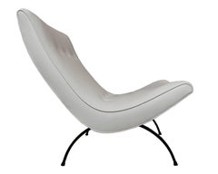 Pair of Vintage Scoop Chairs in the Manner of Milo Baughman