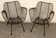 Coppia di poltrone da giardino "Sculptura" vintage di Russell Woodard