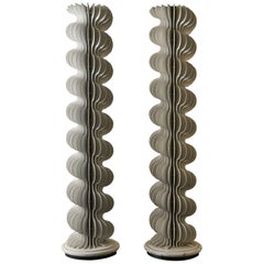 Pair of Vintage Sculptural Columns