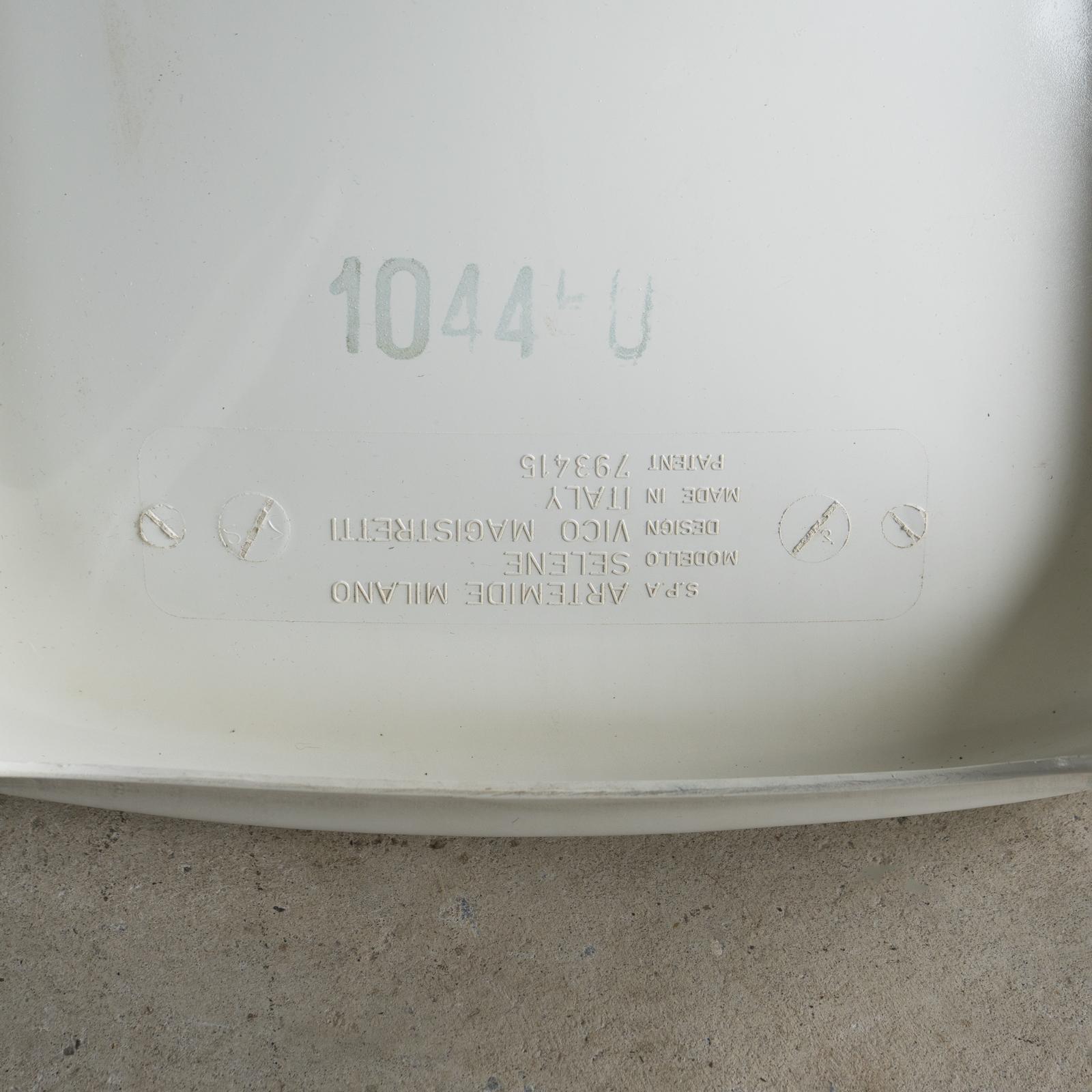 Paar Vintage Selene Stühle von Vico Magistretti für Artemide, 1960er/1970er Jahre im Angebot 7