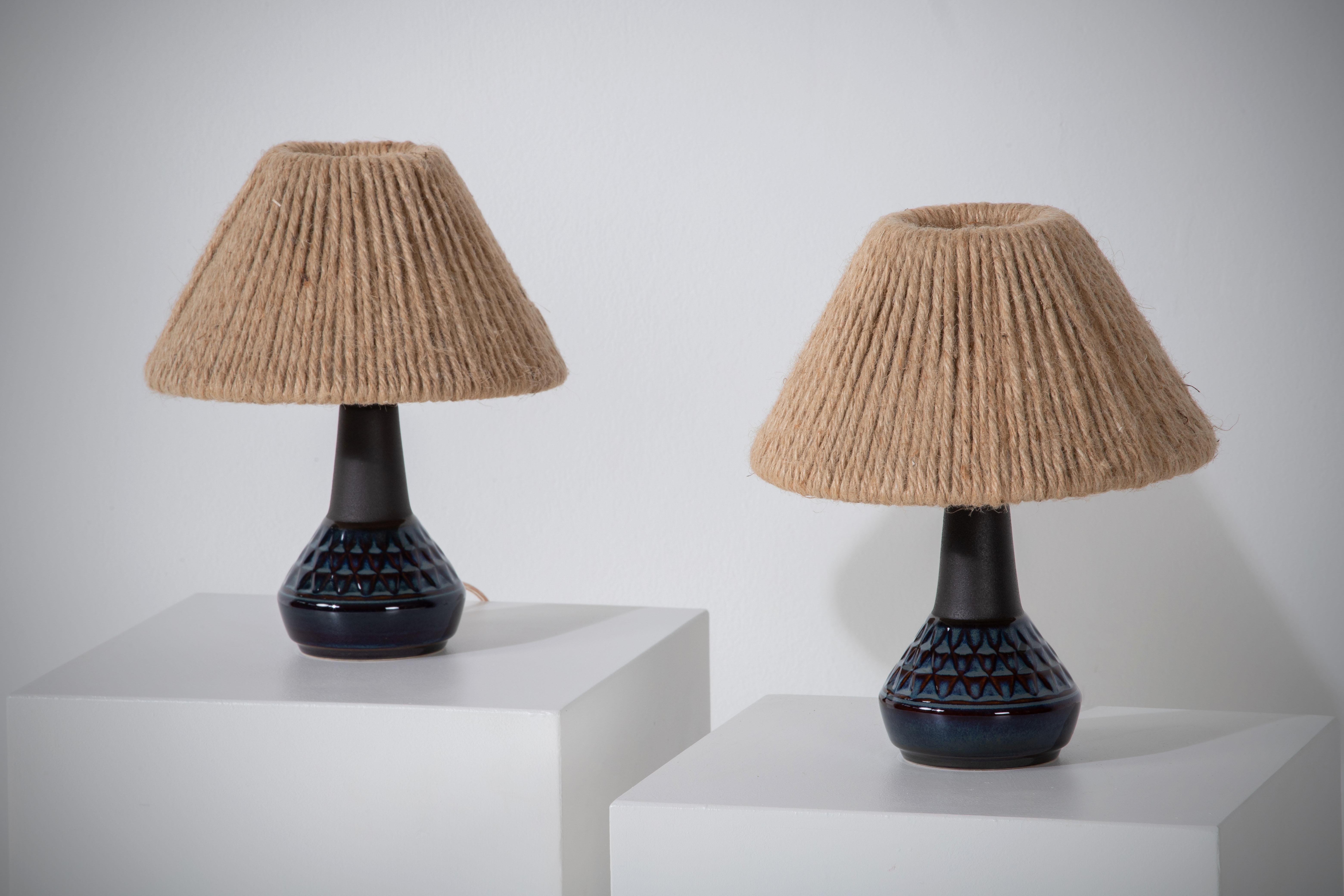Pair of Vintage Søholm Table Lamps, Designed by Einar Johansen For Sale 5