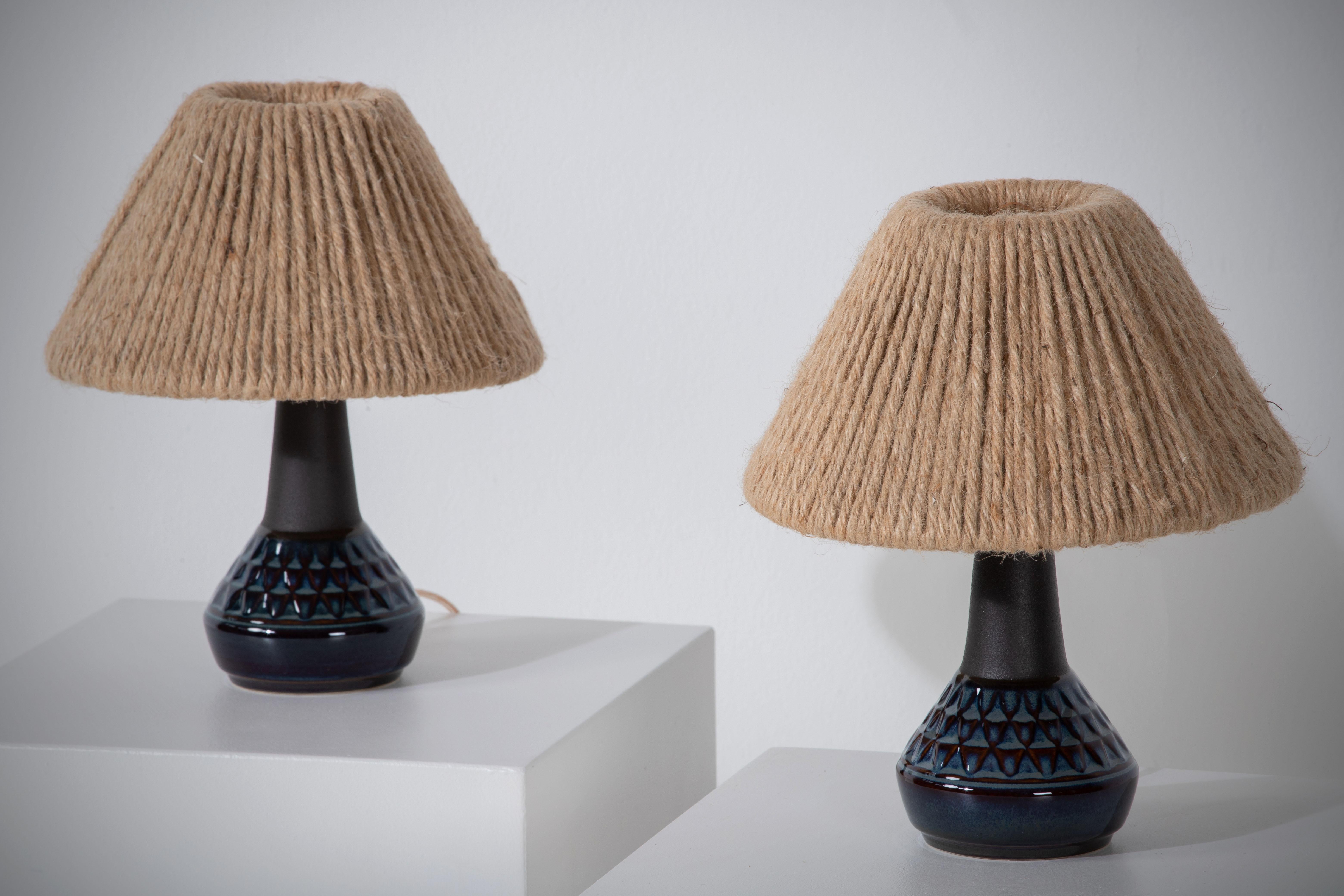 Pair of Vintage Søholm Table Lamps, Designed by Einar Johansen For Sale 6