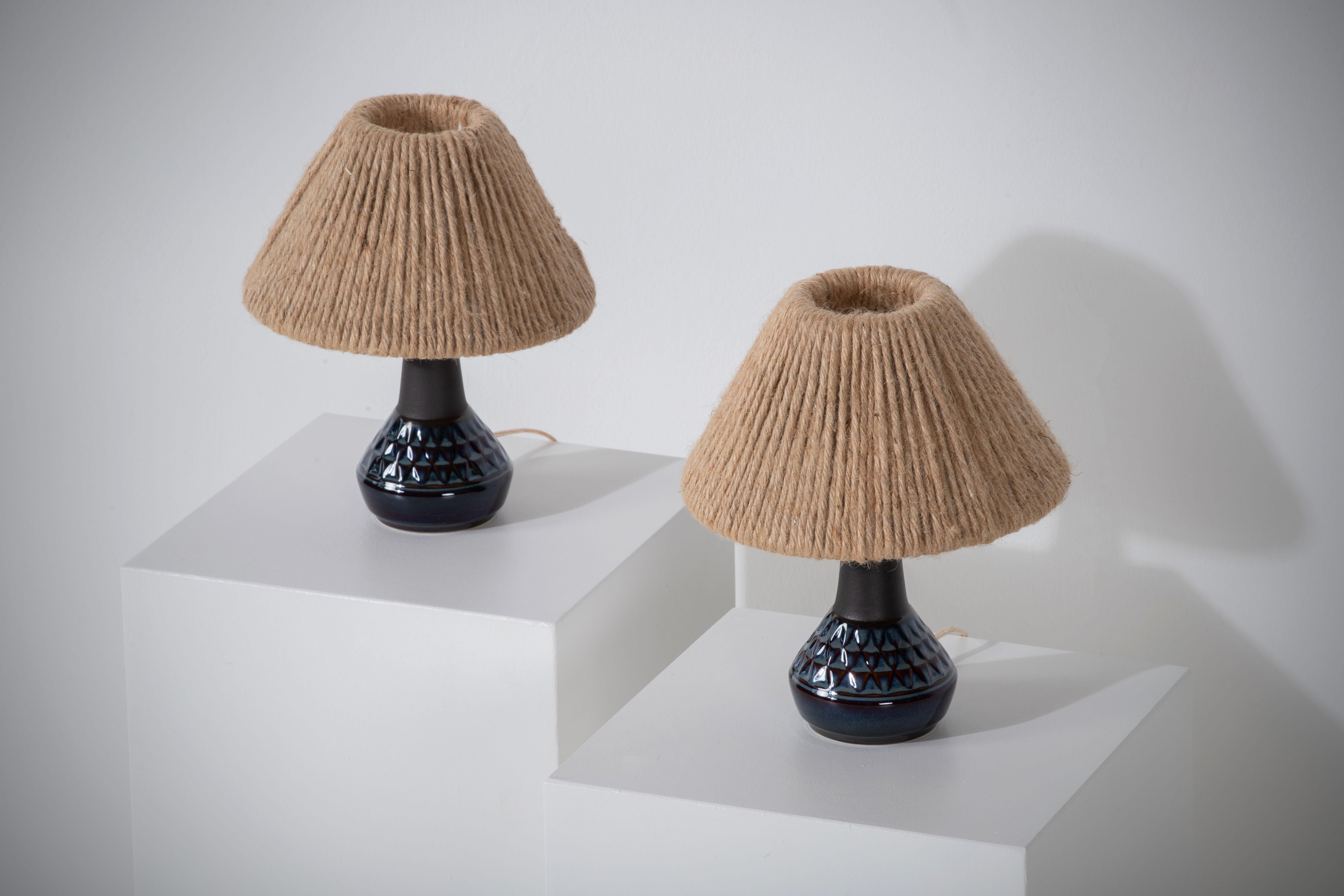 Pair of Vintage Søholm Table Lamps, Designed by Einar Johansen For Sale 7