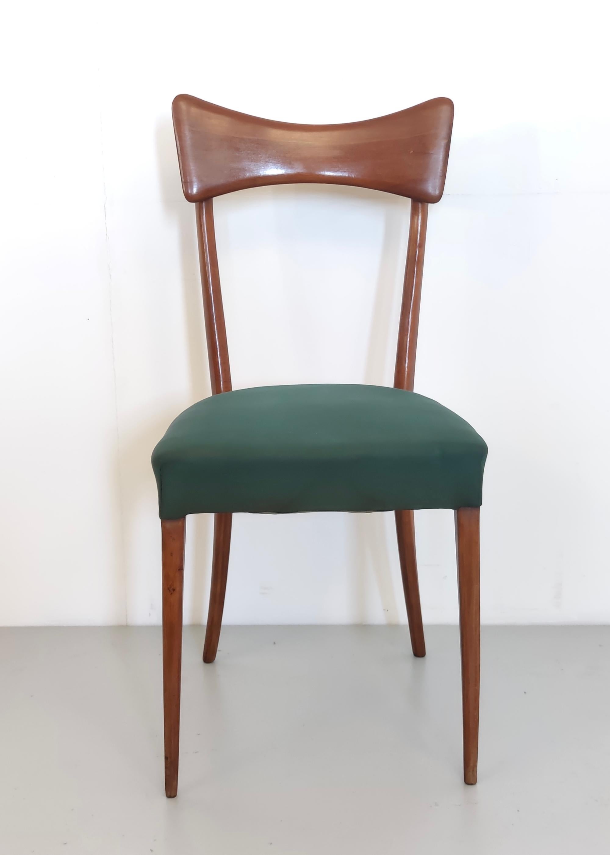 Pair of Vintage Side Chairs attributed to Ico Parisi for Ariberto Colombo, Italy In Good Condition For Sale In Bresso, Lombardy