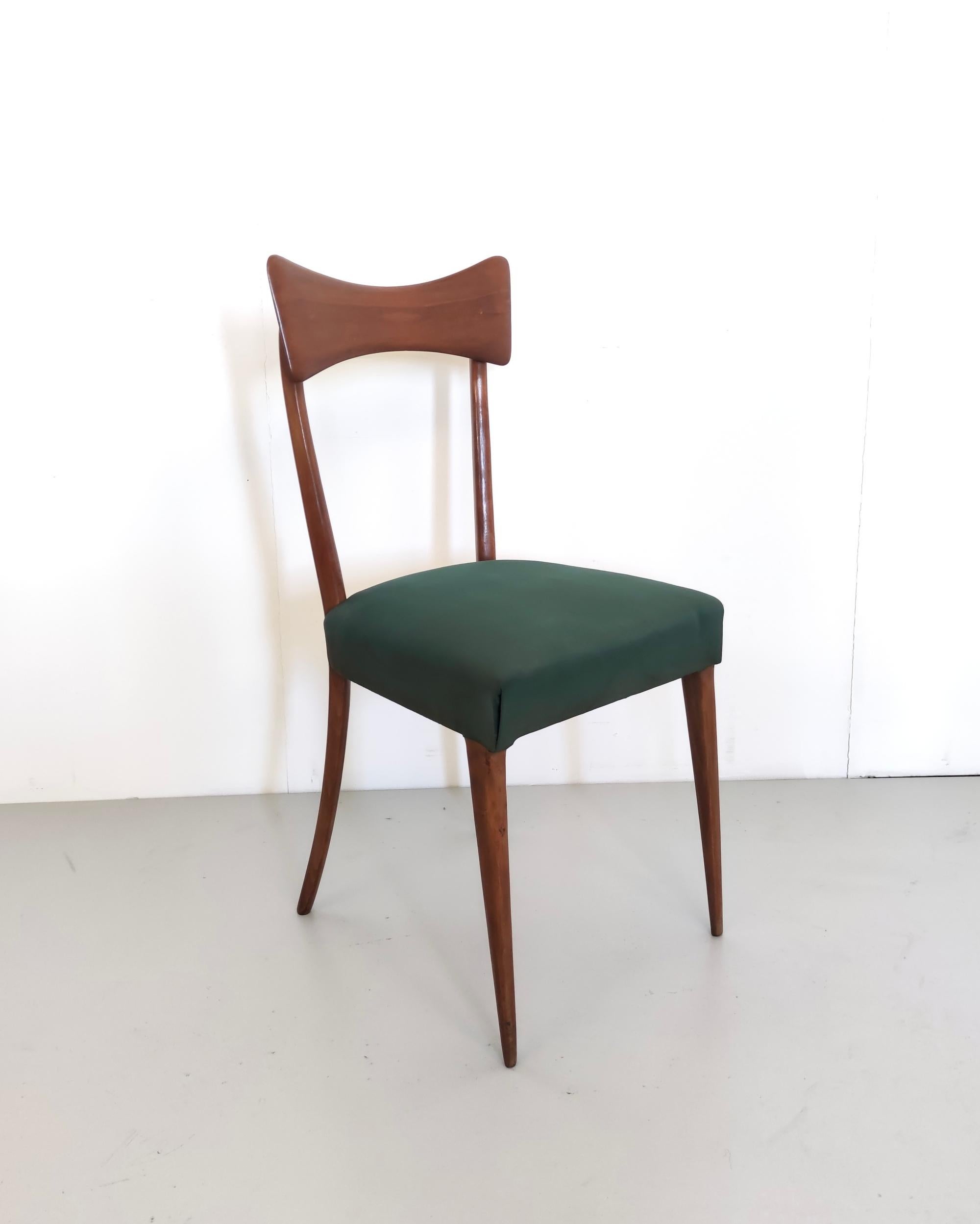 Paire de chaises d'appoint vintage attribuées à Ico Parisi pour Ariberto Colombo, Italie Bon état - En vente à Bresso, Lombardy