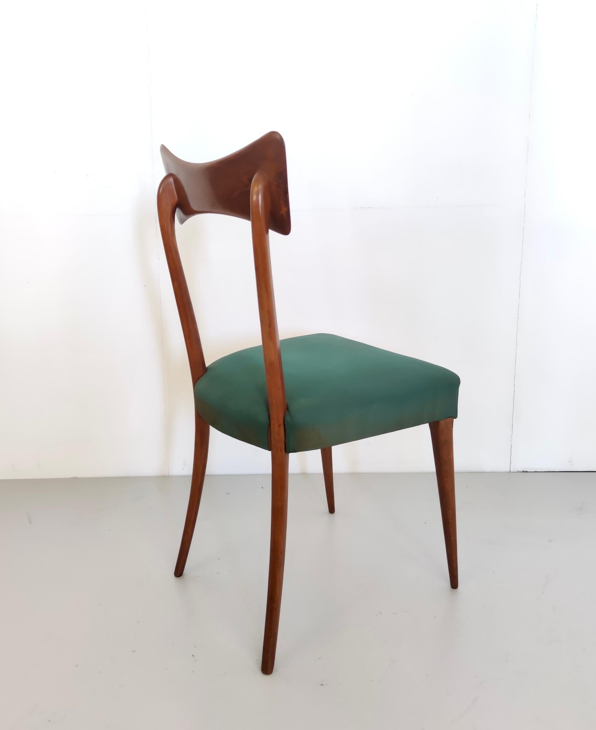 Hêtre Paire de chaises d'appoint vintage attribuées à Ico Parisi pour Ariberto Colombo, Italie en vente