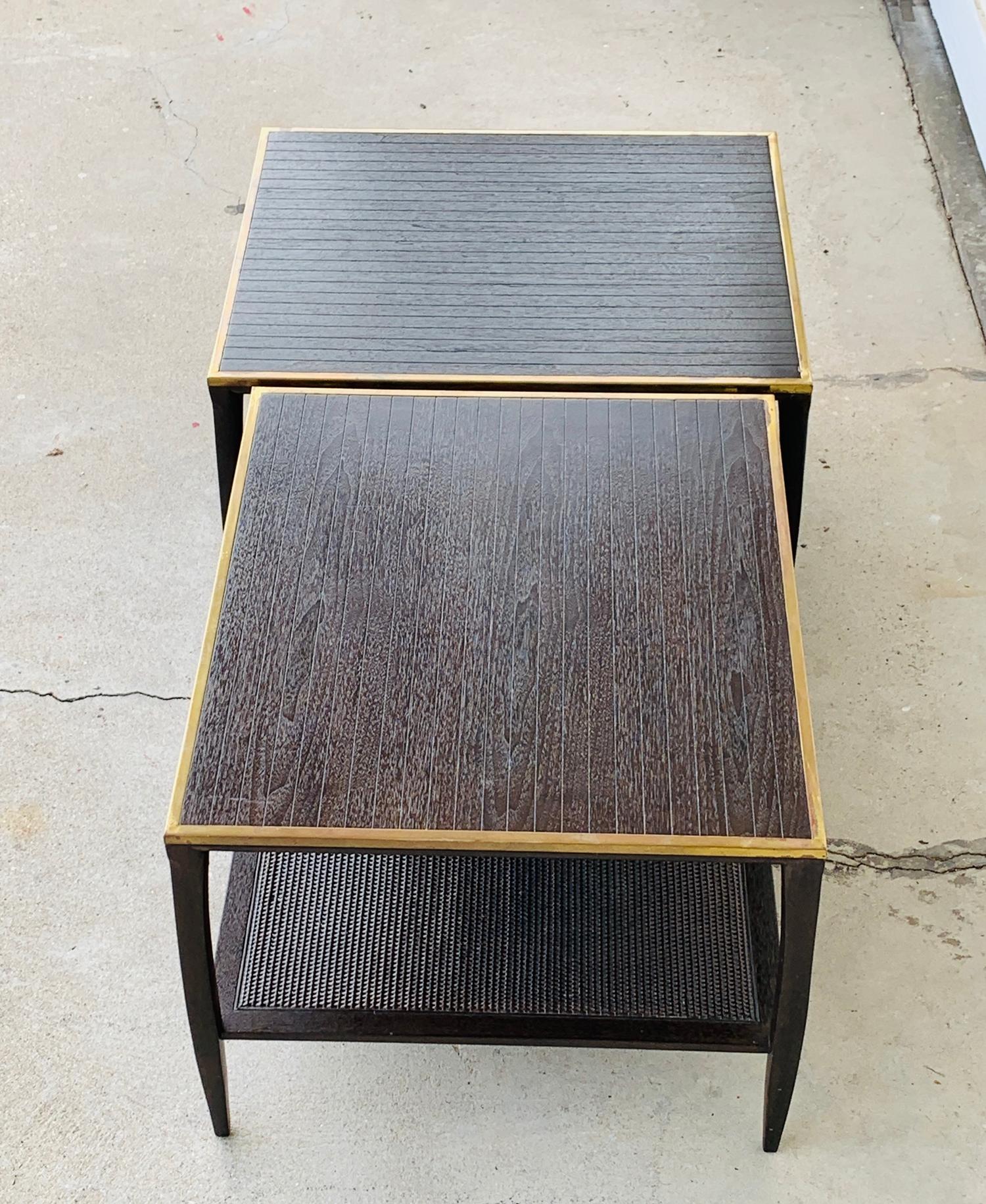 Mid-Century Modern Pair of Vintage Side Table after Paul McCobb