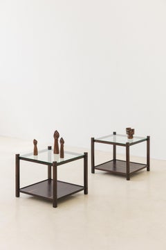 Pair of Vintage Side Tables, Design by Unknown Artist, Brazil, 1960s