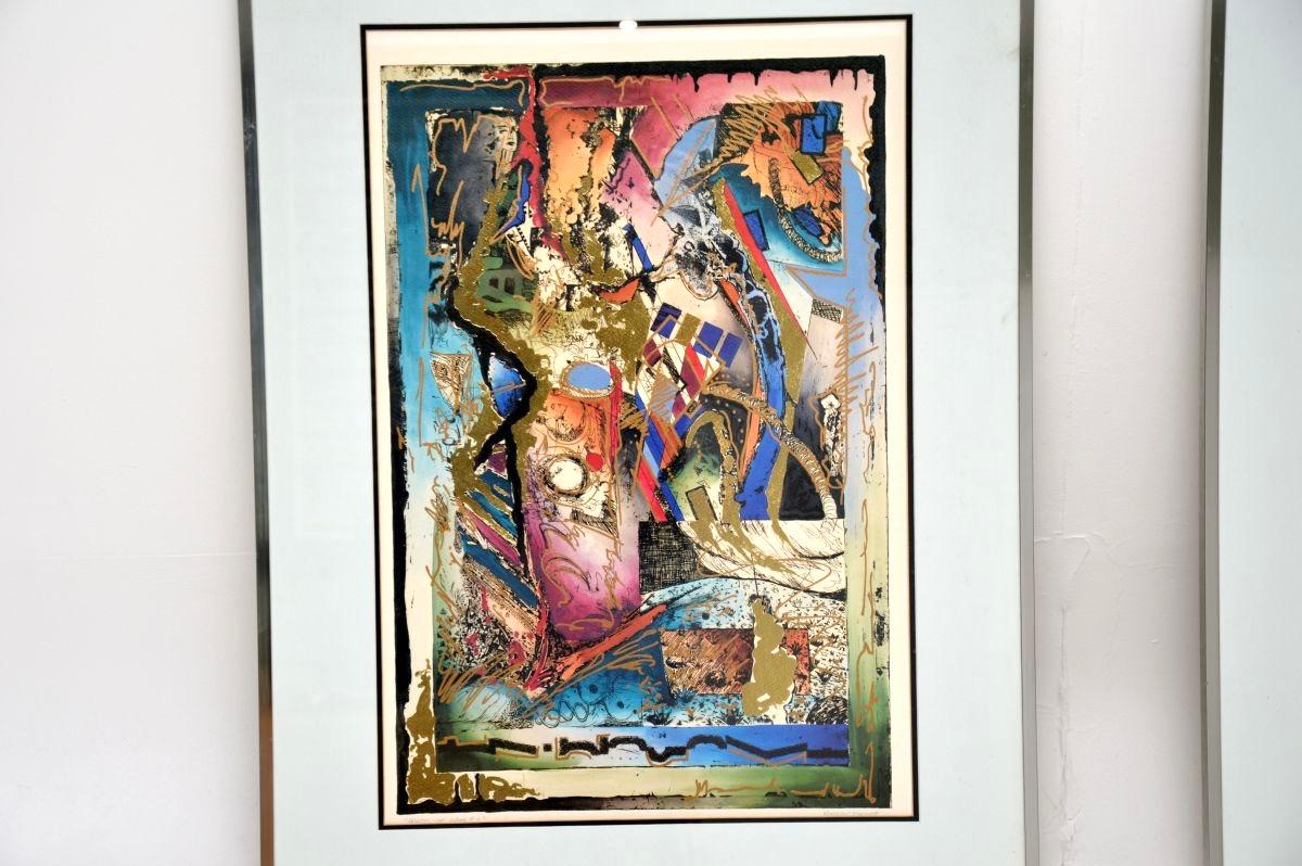 Paar signierte Vintage-Drucke von Robert Kostuck mit dem Titel: Hands of Fate (Moderne der Mitte des Jahrhunderts) im Angebot
