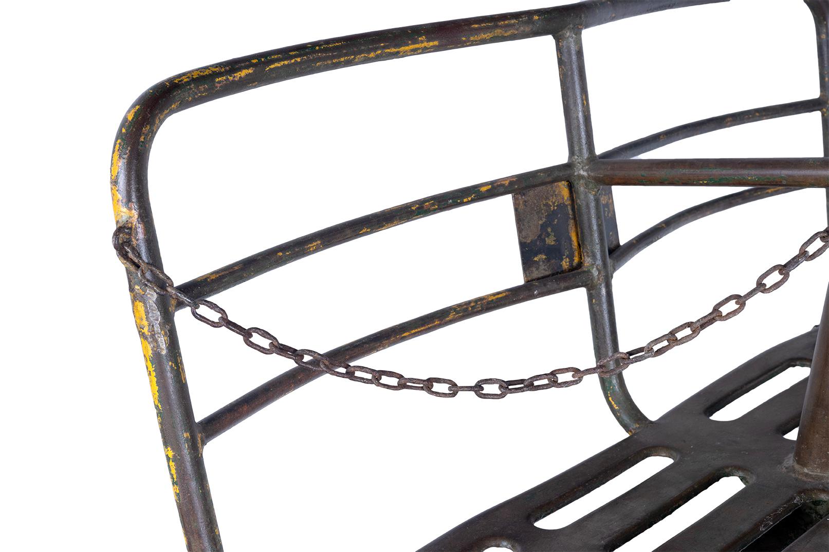 Pair of Vintage Ski Lift Chairs from French Pyrenees 4