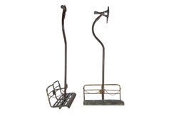 Pair of Vintage Ski Lift Chairs from French Pyrenees